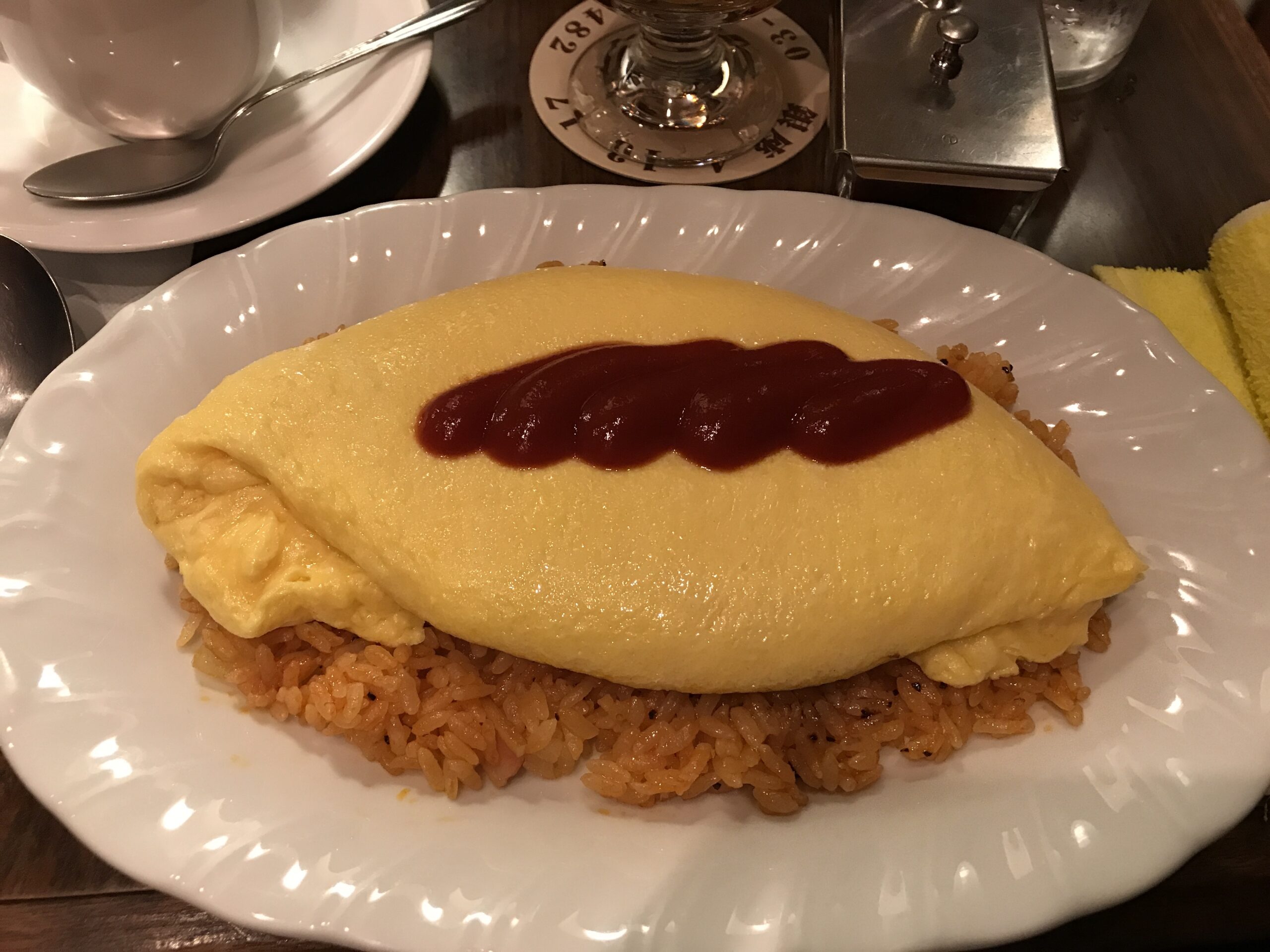東京丨銀座丨喫茶you丨經典滑嫩蛋包飯丨喫茶店
