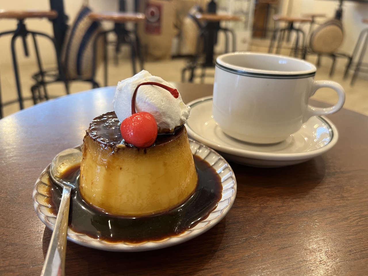 東京丨新宿御苑前丨ALL SEASONS COFFEE丨咖啡廳丨復古布丁