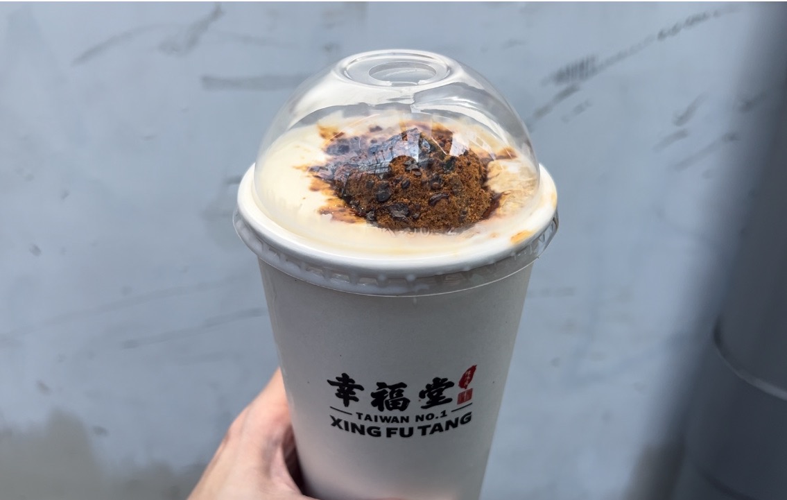 台北市丨西門丨幸福堂全球旗艦店丨黑糖珍珠鮮奶丨無添加色素與香精手工現炒黑糖珍珠